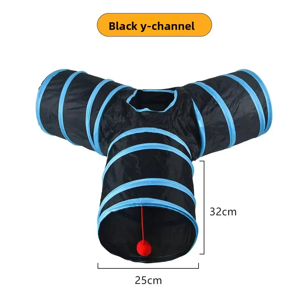 🐱 Faltbarer Katzentunnel – Interaktives Spielzeug für Katzen