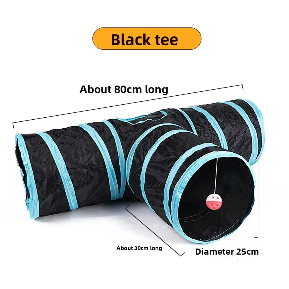 🐱 Faltbarer Katzentunnel – Interaktives Spielzeug für Katzen