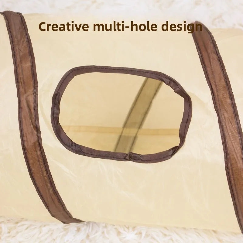 🐱 Faltbarer Katzentunnel – Interaktives Spielzeug für Katzen