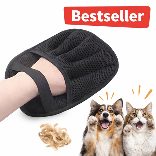 🐾 2-in-1 Tierhaarentferner Handschuh – Fellpflege & Haarentfernung